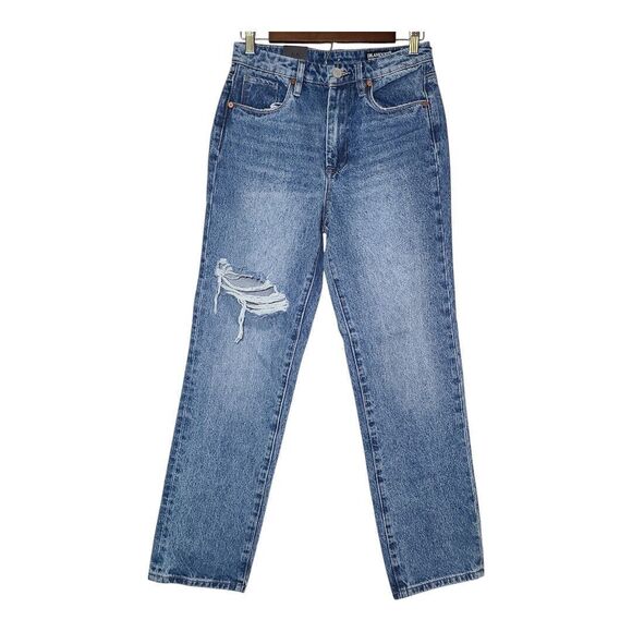 NWT Blank NYC The Howard Mid Rise Loose Fit Blue Jeans Women's Size 25 Straight - Picture 3 of 13